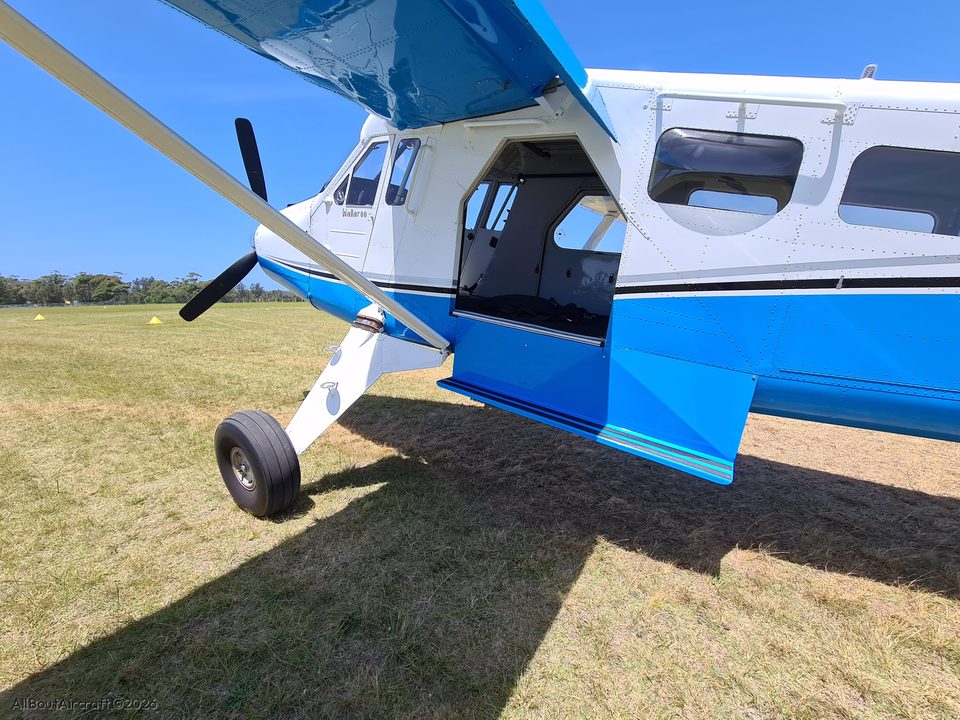 Cabin door and the jump step, November 2020