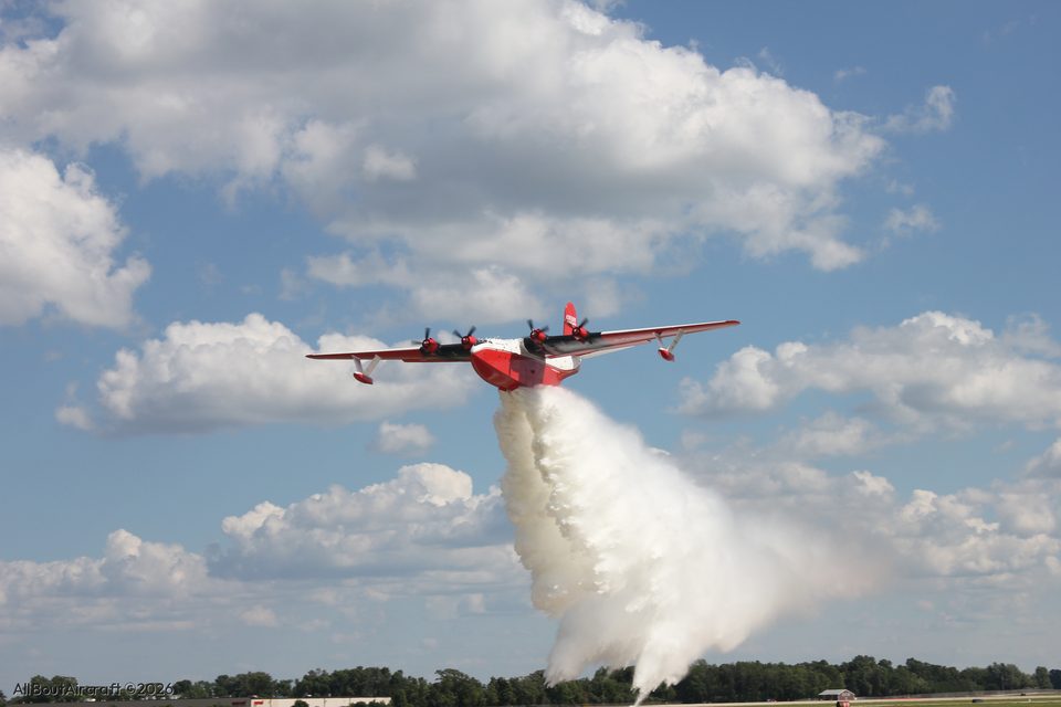 Martin JRM Mars dropping water