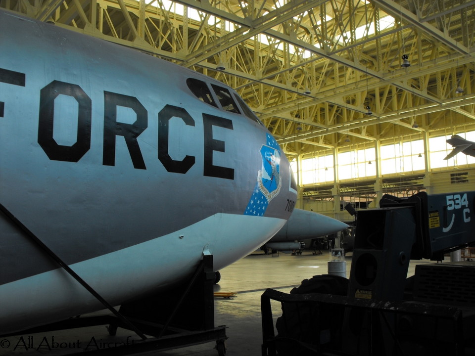 The nose of a B-52 Stratofortress